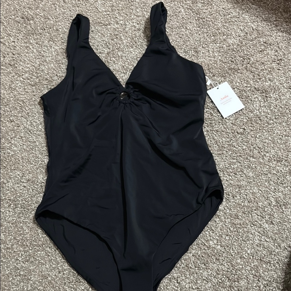 Andie the Bonita Black One-Piece Swimsuit